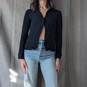 Reformation Sheer Button Down